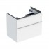 Geberit iCon szafka podumywalkowa 74 cm 2 szuflady wisząca biały połysk/biały mat 502.304.01.1
