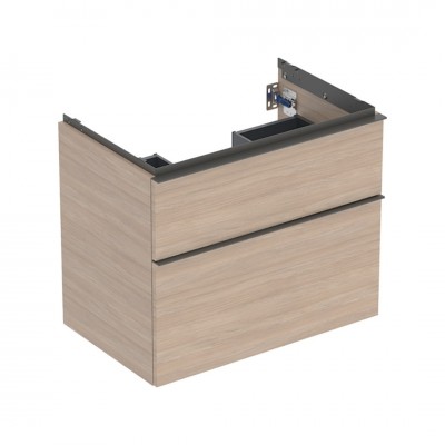 Geberit iCon szafka podumywalkowa 74 cm 2 szuflady wisząca dąb/lava mat 502.304.JH.1