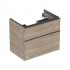 Geberit iCon szafka podumywalkowa 74 cm 2 szuflady wisząca orzech hickory 502.304.JR.1