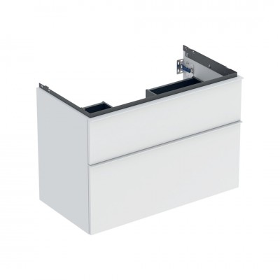 Geberit iCon szafka podumywalkowa 88,8 cm 2 szuflady wisząca biały mat 502.305.01.3