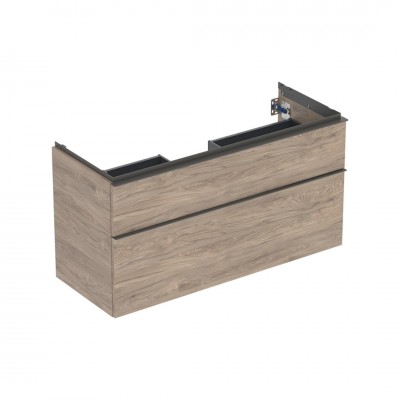 Geberit iCon szafka podumywalkowa 118,4 cm 2 szuflady wisząca orzech hickory 502.306.JR.1