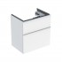 Geberit iCon szafka podumywalkowa 59,2 cm 2 szuflady wisząca biały połysk/biały mat 502.307.01.1