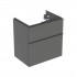 Geberit iCon szafka podumywalkowa 59,2 cm 2 szuflady wisząca lava mat 502.307.JK.1