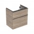 Geberit iCon szafka podumywalkowa 59,2 cm 2 szuflady wisząca orzech hickory 502.307.JR.1