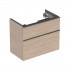 Geberit iCon szafka podumywalkowa 74 cm 2 szuflady wisząca dąb/lava mat 502.308.JH.1