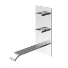 Kohlman Nexen-S bateria umywalkowa podtynkowa 3-otworowa wylewka 17 cm SQW196U