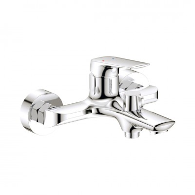 Deante Sano bateria wannowa ścienna chrom BLN_010M
