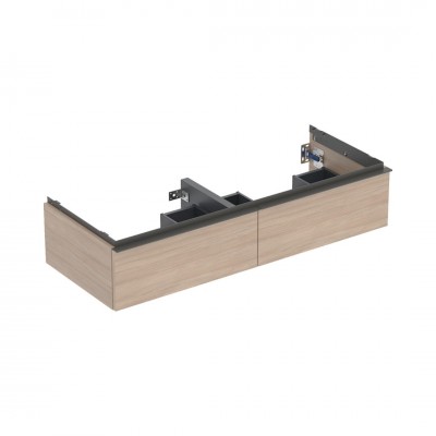 Geberit iCon szafka podumywalkowa 118,4 cm 2 szuflady wisząca dąb 502.314.JH.1