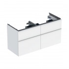 Geberit iCon szafka podumywalkowa 118,4 cm 4 szuflady wisząca biały połysk/biały mat 502.309.01.1