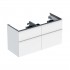 Geberit iCon szafka podumywalkowa 118,4 cm 4 szuflady wisząca biały połysk/biały mat 502.309.01.1
