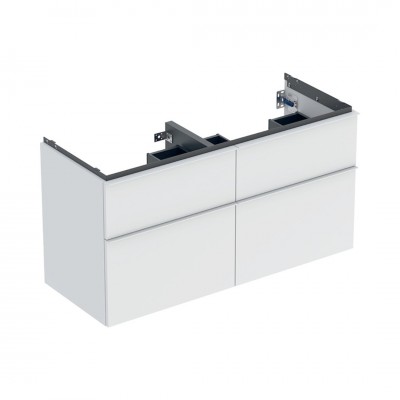 Geberit iCon szafka podumywalkowa 118,4 cm 4 szuflady wisząca biały mat 502.309.01.3