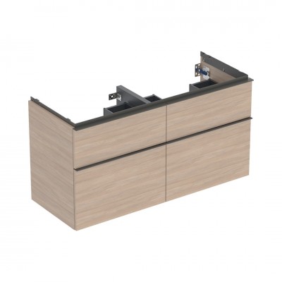 Geberit iCon szafka podumywalkowa 118,4 cm 4 szuflady wisząca dąb 502.309.JH.1