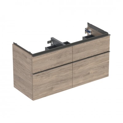 Geberit iCon szafka podumywalkowa 118,4 cm 4 szuflady wisząca orzech hickory 502.309.JR.1