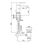 Kohlman Excelent bateria umywalkowa stojąca QB100H