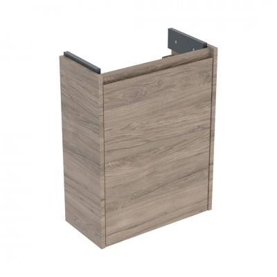 Geberit Selnova Compact szafka podumywalkowa 45,7 cm 1 drzwi wisząca orzech hickory 504.072.JR.1