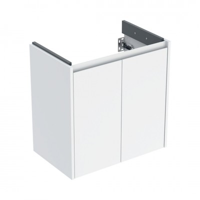 Geberit Selnova Compact szafka podumywalkowa 59,1 cm 2 drzwi wisząca biały połysk 504.075.01.1