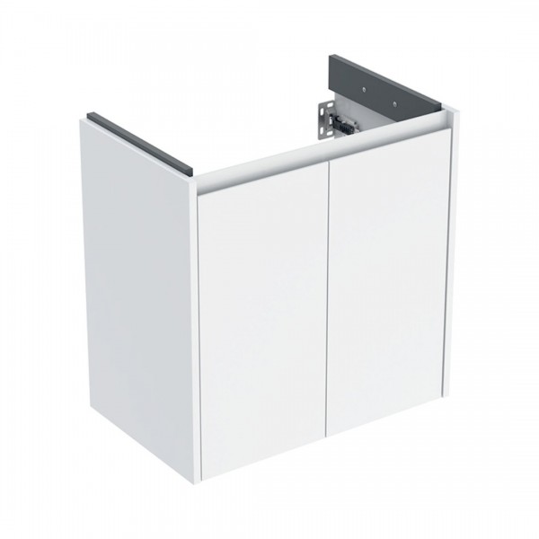 Geberit Selnova Compact szafka podumywalkowa 59,1 cm 2 drzwi wisząca biały połysk 504.075.01.1