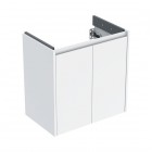 Geberit Selnova Compact szafka podumywalkowa 59,1 cm 2 drzwi wisząca biały połysk 504.075.01.1