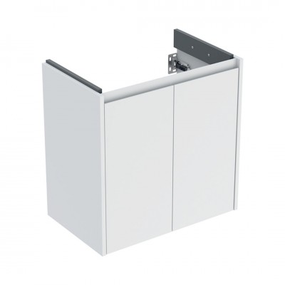 Geberit Selnova Compact szafka podumywalkowa 59,1 cm 2 drzwi wisząca biały mat 504.075.00.1