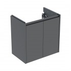 Geberit Selnova Compact szafka podumywalkowa 59,1 cm 2 drzwi wisząca lava mat 504.075.JK.1
