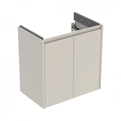 Geberit Selnova Compact szafka podumywalkowa 59,1 cm 2 drzwi wisząca szary piaskowy mat 504.075.DB.1