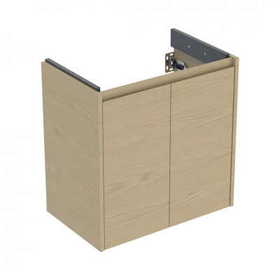 Geberit Selnova Compact szafka podumywalkowa 59,1 cm 2 drzwi wisząca dąb 504.075.PS.1