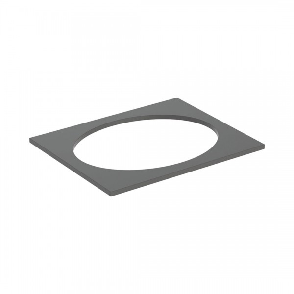 Geberit Selnova Square blat 59,1x47,5 cm pod umywalkę wpuszczaną w blat lava mat 502.861.00.1