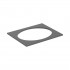 Geberit Selnova Square blat 59,1x47,5 cm pod umywalkę wpuszczaną w blat lava mat 502.861.00.1