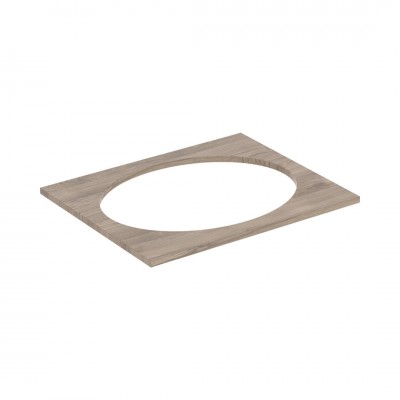 Geberit Selnova Square blat 59,1x47,5 cm pod umywalkę wpuszczaną w blat orzech hickory 502.862.00.1