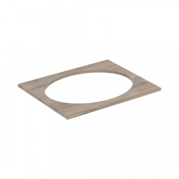 Geberit Selnova Square blat 59,1x47,5 cm pod umywalkę wpuszczaną w blat orzech hickory 502.862.00.1
