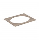 Geberit Selnova Square blat 59,1x47,5 cm pod umywalkę wpuszczaną w blat orzech hickory 502.862.00.1