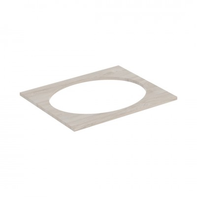 Geberit Selnova Square blat 59,1x47,5 cm pod umywalkę wpuszczaną w blat orzech hickory jasny 502.863.00.1