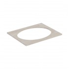 Geberit Selnova Square blat 59,1x47,5 cm pod umywalkę wpuszczaną w blat orzech hickory jasny 502.863.00.1