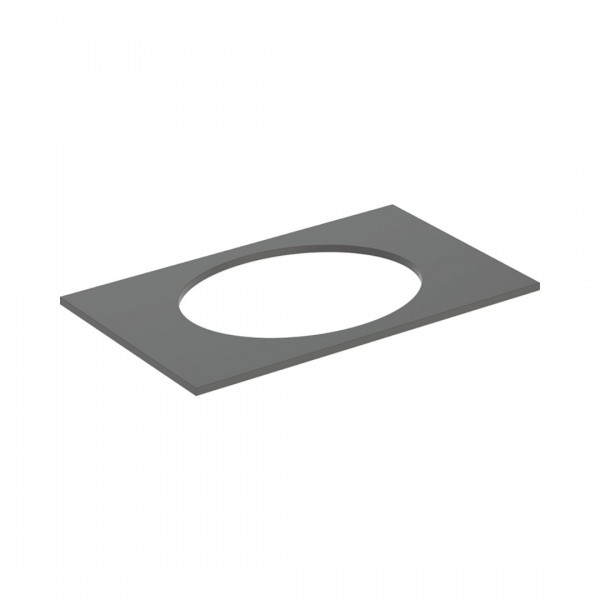 Geberit Selnova Square blat 79,1x47,5 cm pod umywalkę wpuszczaną w blat lava mat 502.865.00.1