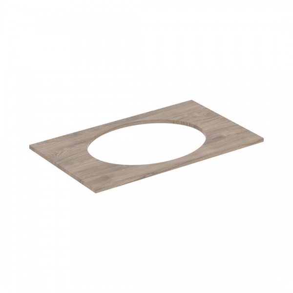 Geberit Selnova Square blat 79,1x47,5 cm pod umywalkę wpuszczaną w blat orzech hickory 502.866.00.1