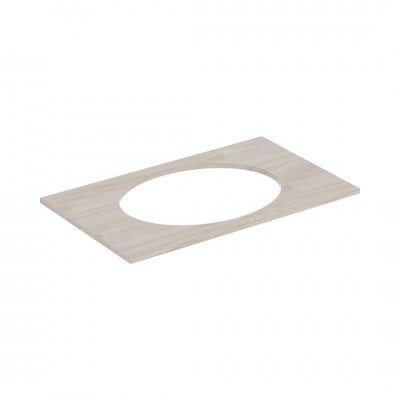 Geberit Selnova Square blat 79,1x47,5 cm pod umywalkę wpuszczaną w blat orzech hickory jasny 502.867.00.1