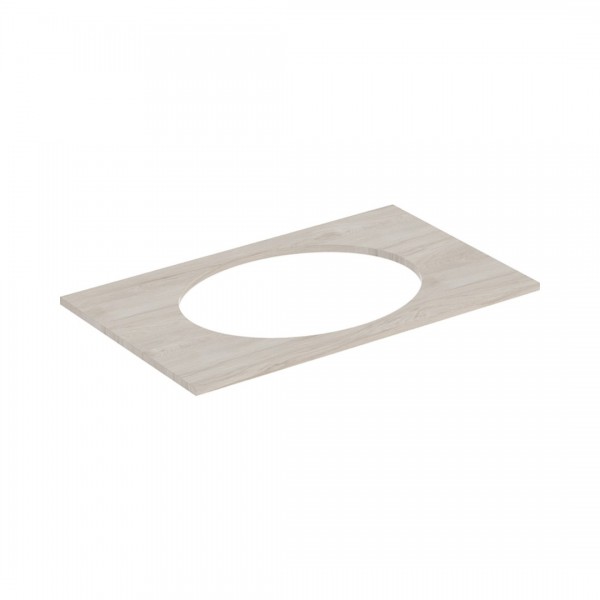 Geberit Selnova Square blat 79,1x47,5 cm pod umywalkę wpuszczaną w blat orzech hickory jasny 502.867.00.1