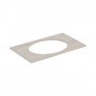 Geberit Selnova Square blat 79,1x47,5 cm pod umywalkę wpuszczaną w blat orzech hickory jasny 502.867.00.1