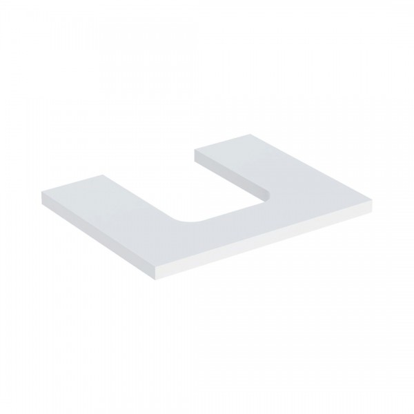 Geberit One blat 59,8x47,3 cm do umywalki nablatowej w kształcie misy biały mat 505.271.00.2