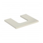 Geberit One blat 59,8x47,3 cm do umywalki nablatowej w kształcie misy szary piaskowy połysk 505.271.00.4
