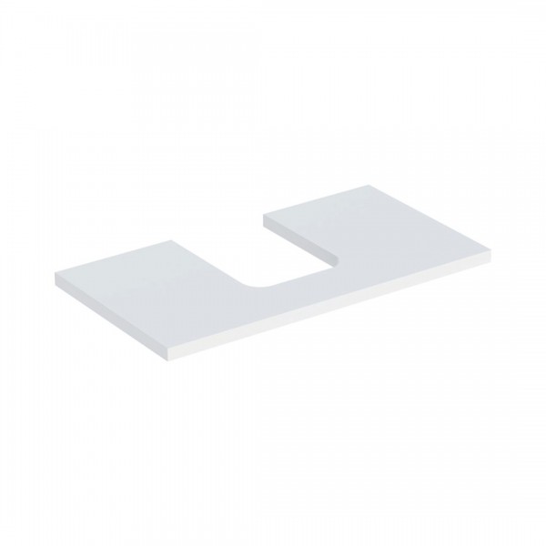 Geberit One blat 74,6x47,3 cm do umywalki nablatowej w kształcie misy biały mat 505.272.00.2