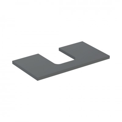 Geberit One blat 74,6x47,3 cm do umywalki nablatowej w kształcie misy lava mat 505.272.00.3