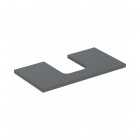 Geberit One blat 74,6x47,3 cm do umywalki nablatowej w kształcie misy lava mat 505.272.00.3