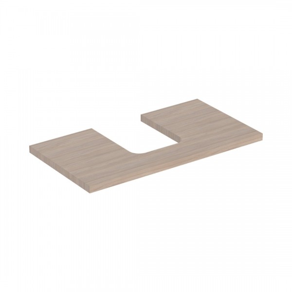 Geberit One blat 74,6x47,3 cm do umywalki nablatowej w kształcie misy dąb 505.272.00.5