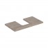 Geberit One blat 74,6x47,3 cm do umywalki nablatowej w kształcie misy orzech hickory 505.272.00.6