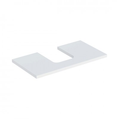Geberit One blat 89,4x47,3 cm do umywalki nablatowej w kształcie misy biały mat 505.273.00.2