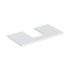 Geberit One blat 89,4x47,3 cm do umywalki nablatowej w kształcie misy biały mat 505.273.00.2