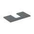 Geberit One blat 89,4x47,3 cm do umywalki nablatowej w kształcie misy lava mat 505.273.00.3