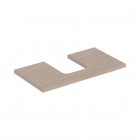 Geberit One blat 89,4x47,3 cm do umywalki nablatowej w kształcie misy dąb 505.273.00.5