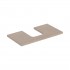 Geberit One blat 89,4x47,3 cm do umywalki nablatowej w kształcie misy dąb 505.273.00.5